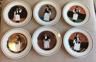 Guy Buffet Williams - Sonoma Sommelier Set Of 6 Salad Plates
