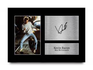 Kevin Bacon Footloose Ren Mccormack Signed Autograph Picture Print For Movie Fan