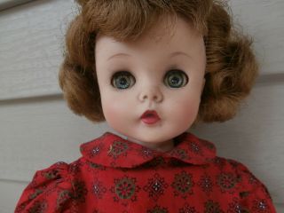 Vintage 1953 Madame Alexander " Edith " Hard Plastic Doll -