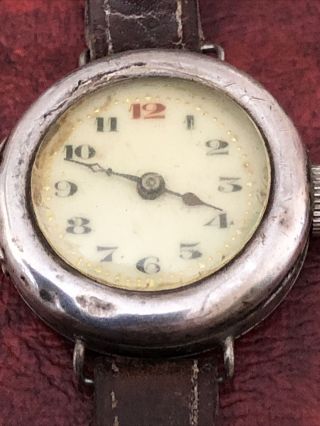 Vintage Antique.  925 Silver Swiss Made? 15 Jewels Ladies Watch