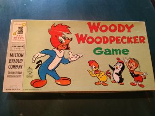 Vintage Woody Woodpecker Board Game 1958