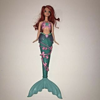 Disney Princess Ariel Barbie Mattel Little Mermaid Doll 2012 14 " Long 11152