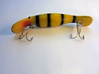 Vintage Homer Le Blanc Baby Swim Wizz Pike,  Bass Fishing Lure,  4 Inches Long
