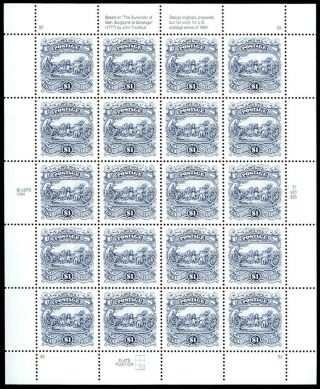 Scott 2590,  $1 Surrender At Saratoga Full Sheet Of 20 Stamps - Stuart Katz