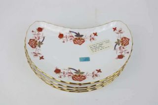 Royal Crown Derby Bali (ely - Chelsea) Crescent Salad Plate