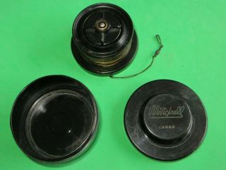 Vintage Mitchell Spare Fishing Reel Spool - Large In Storage Case