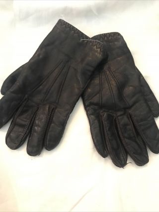 Vintage Leather Gloves Mens Leather Gloves Sears Vtg Accesories For Men Lg Glove