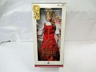 2004 Barbie 25th Anniversary Dolls Of The World Princess Of Imperial Russia Nrfb