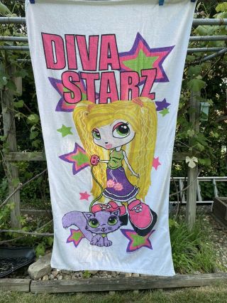 2001 Mattel Inc.  Diva Starz Towel