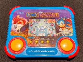Vintage 1990 Sonic The Hedgehog Spinball Sega Handheld Video Game -