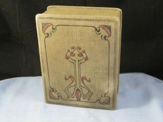 Jugendstil Art Nouveau Antique Stamp Case Trinket Jewellery Box Address Book
