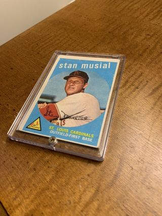 1959 Topps Stan Musial 150 Baseball Card Vgex Vintage Old