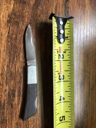 Vintage Gerber Silver Knight Pocket Knife Sakai Japan Lockback