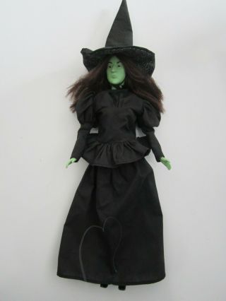 Vintage 11.  5 " Wizard Of Oz Wicked Witch Doll Multi Toy Corp.  1985