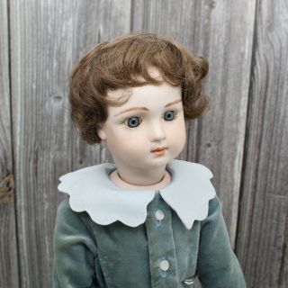 Vintage Jumeau Megan 159 Joyce Porcelain Bisque Boy doll FRANCE. 3