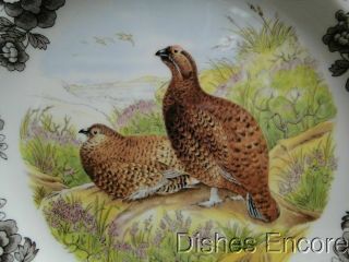 Spode Woodland Red Grouse Game Bird,  England: Dinner Plate,  10 3/4 