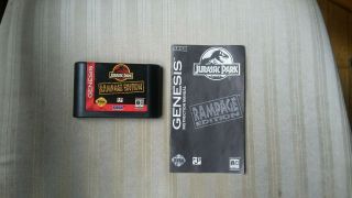 Vintage Sega Genesis Jurassic Park Rampage Ed.  Cartridge Only - &
