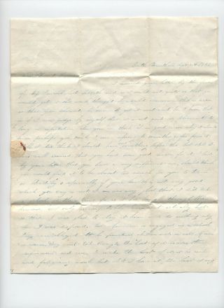 1840s South Wrentham MA 3 stampless folded letters same correspondence [5246.  230 3