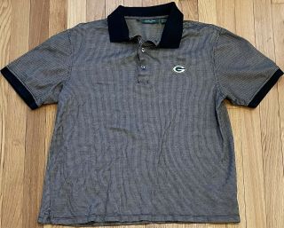 Vintage Bobby Jones Green Bay Packers Golf Polo Shirt Size Medium M