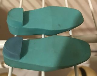 vintage Crissy doll Turquoise shoes slip ons 2