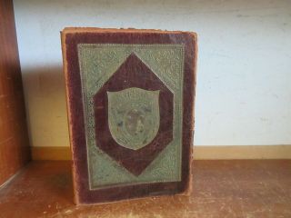 Old Of Emile Zola Leather Book Antique Tales Novels Arts & Crafts Binding