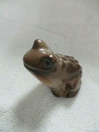 Vintage Howard Pierce Porcelain Frog Toad Figurine Mid Century Mod. ,  California