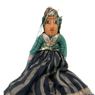 Vintage Indian Rajasthani Puppet Doll