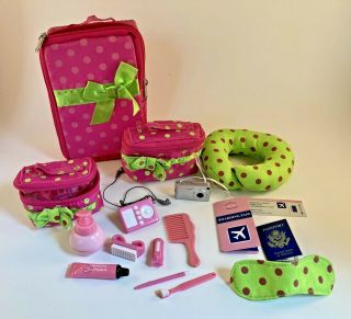 Our Generation Luggage & Travel Accessory Set American Girl 18 Inch Doll