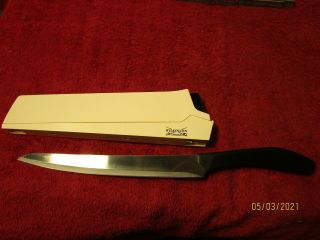 Vintage Wilkinson Sword 8 " Blade Knife With Sharpening Sheath Case