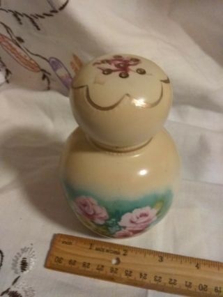 Antique Rs Prussia Hand Painted Sugar Shaker