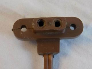 VINTAGE POWER CORD 70 Inches Long 90 Degree 2 PIN Female Plug Marked E33815 3