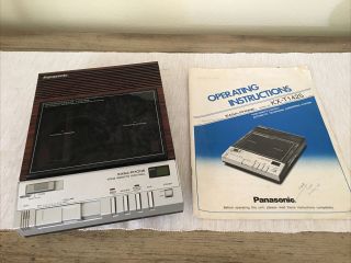 Vintage Panasonic Easa - Phone Dual Tape Answering Machine Model Kx - T1427