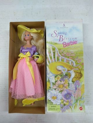 1995 Spring Blossom Barbie Avon Exclusive First In A Series Barbie