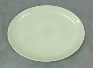 Vintage Mcm Russel Wright Casual China Iroquois Jade Oval Platter Dish