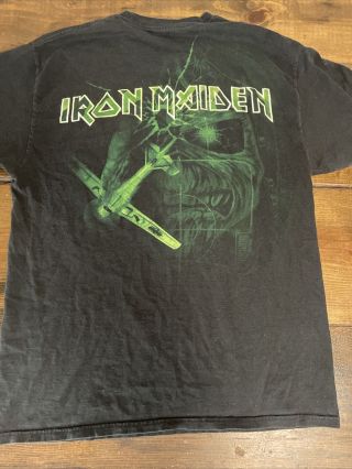 Vintage Iron Maiden Heavy Metal Band T Shirt Black Kamikaze Pilot