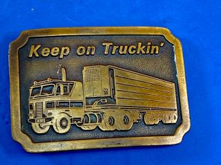 Keep On Trucking - Semi Tractor Trailer Truck Driver Big Rig 18 Wheeler Driver