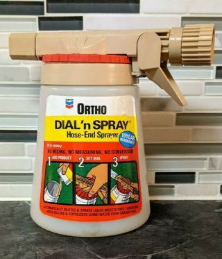 Vintage Chevron Ortho Dial N Spray Hose End Sprayer