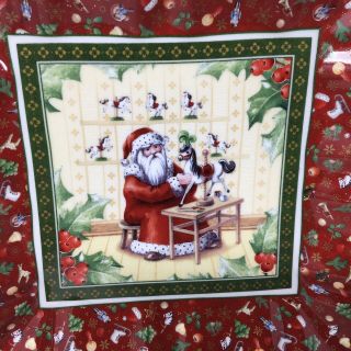 Villeroy Boch 1748 Toys Fantasy Porcelain Christmas Plate with Santa And Toys 9” 2
