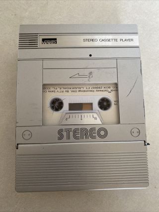 Montgomery Ward Gen 3943 Stereo Cassette Player Vintage Portable Parts