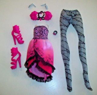 Ever After High Doll Clothing Briar Rose First Chapter Outfit,  Tights / Shoes