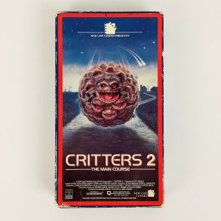 Critters 2 The Main Course Vhs Vintage Horror 1988 Line Cinema Cult Classic