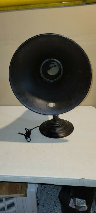 Antique 1925 Atwater Kent Metal Radio Horn Speaker Model - H