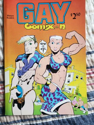 Vintage Gay Comix 12 1988 Lgbt Underground Gay Lesbian Pride Comic Castro
