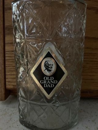 Vintage Old Grand Dad Whiskey Bottle Decanter 4/5 Empty old granddad 2