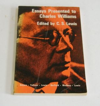 Essays Presented To Charles Williams C.  S.  Lewis J.  R.  R.  Tolkien 1978 Vintage Book