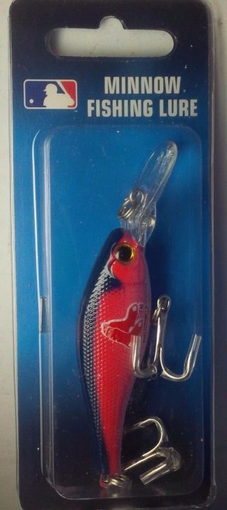 Mlb Boston Red Socks Minnow Crankbait Fishing Lure Fathers Day Gift Licensed