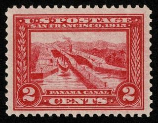Scott 398 2c Panama - Pacific Exposition 1913 Nh Og Never Hinged Well Center