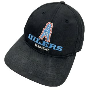 Vintage Tennessee Oilers Football Nfl Ball Cap Hat Snapback Baseball Adult