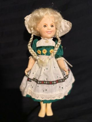 Vintage 1982 Ideal Toys 12 " Shirley Temple Doll Heidi Dutch Girl Guc