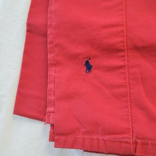 Vtg Ralph Lauren KING FLAT Sheet Solid Red 100 Supima Cotton Pony Logo GUC 2